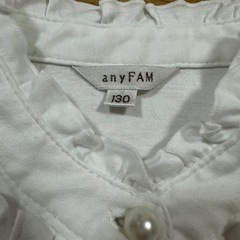 フリルブラウス 130cmの画像