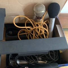値下げ　本日までSONY ソニー カラオケ機械 KPX-7 マイク3本 カラオケテープ 多数 カラオケ 日本 JAPANESE KARAOKE 歌 昭和レトロ 箱付きの画像