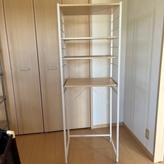 【引き渡し決定】キッチン　洗濯機　可動棚　170㎝