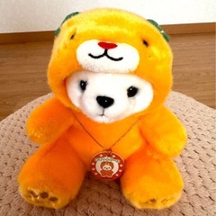 【美品】🐻‍❄️🍊ピースみきゃんのぬいぐるみ