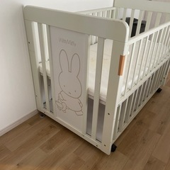 【無料】ベビーベッドお譲りします【中古】の画像