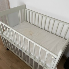 【無料】ベビーベッドお譲りします【中古】の画像