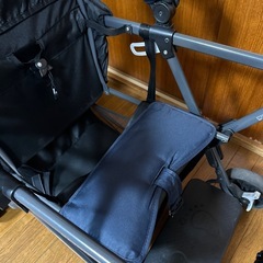 2人乗りベビーカー　カトージ　上の子用シート（手作り付き）　荷物ポケット未使用の画像