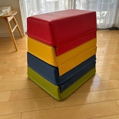 自宅で練習！柔らかい跳び箱⭐︎