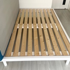 スノコベッドホワイトセミダブルサイズの画像