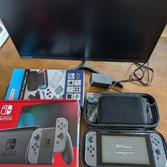 Switch 本体、ソフト、モニター、小物セット