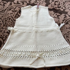 ポンポネット　ニットワンピ　size S