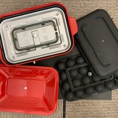 BRUNO コンパクト　ホットプレート レッドの画像