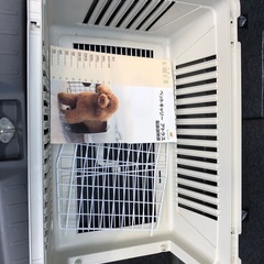 投稿30分で売約‼️ご自宅まで配送🉑中型犬ゲージ‼️旅行で3-4使用のみの画像