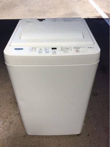 YAMADA 4.5kg 全自動洗濯機 YWM-T45H1 2022年製