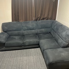 ニトリ　布張り　カウチソファ　ウォール3KD 幅240cm