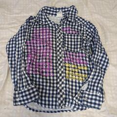 チェックシャツ　120