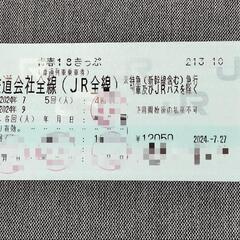 青春18きっぷ　2024年　夏用　残り1回分　①