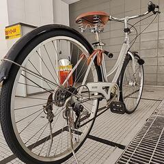 (取引中)6段変速オートライト丸石自転車の画像