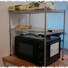 レンジ上ラック レンジ台 2段 キッチン 収納 ラック