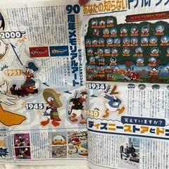 ☆マーク3点100円 断捨離近日処分 ②ドナルドダック90周年記念の号外 ディズニーショップ配布❁¨̮の画像