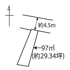 【土地】 小山市大字乙女(約29.34坪) 90万円 − 栃木県