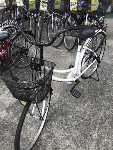 Switch 26インチ自転車　白