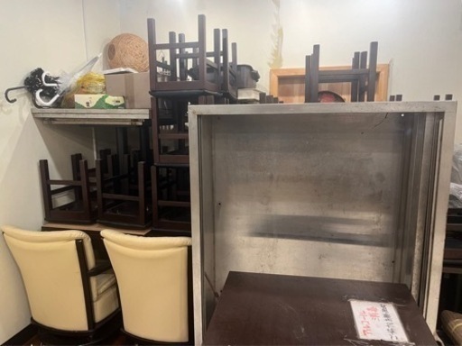 料理店用テーブル、椅子など