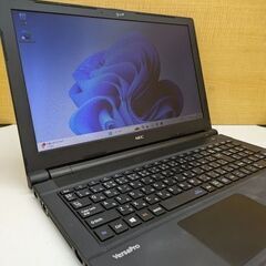 NEC VersaPro VKL23F-3★最新windows11ノートPC★快適！爆速新品SSD256G+高性能core i3+メモリ8G★webカメラ付き★の画像
