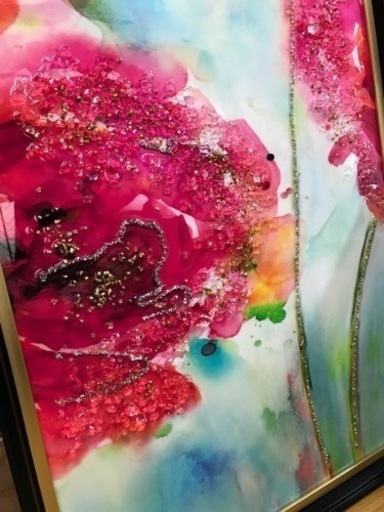 アートフレーム　絵画　キラキラアート　クリスタルレジン