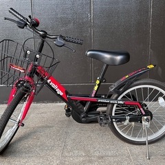 子供キッズ自転車　18インチ　補助輪有(室内保管)