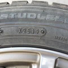 4本セットスタットレスタイヤ185/60R15アルミホイール付きの画像