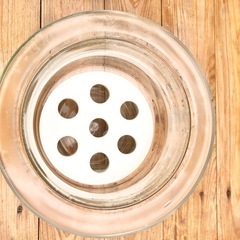 ガラス器具 デシケーター (中) 27cmサイエンスインテリア  蓋付き ☆配送応相談☆の画像