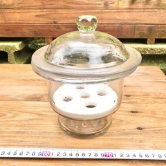 ガラス容器 デシケーター (小) サイエンスインテリア ガーデニング 蓋付き ☆配送応相談☆の画像