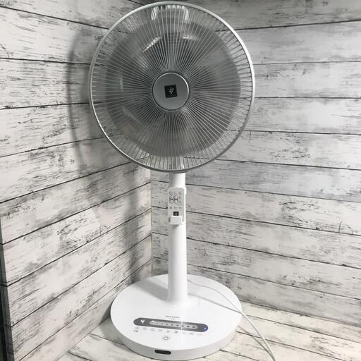 【プラズマクラスター扇風機】2021年製 SHARP リモコン付 PJ-N3DG-W 家電
