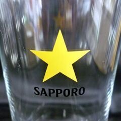 ☆SAPPORO K577 400型タンブラー ビールグラス ビアグラス ガラス製 6個セット 五稜星 酒器 サッポロビール 札幌 北20条店の画像