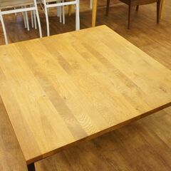 (Y)北大前! 札幌 引取 関家具 CRASH GATE クラッシュゲート CT SINK シンク コーヒーテーブル W100×D100×H38cm 天然木 ローテーブル センターテーブル 2052978の画像