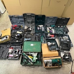 大量 電動工具 HITACHI RYOBI  釘打ち機 インパク...