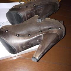 美品ヒールパンプスの画像