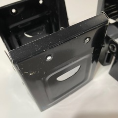 ソーホースブラケット　2×4 黒　2個　DIYの画像