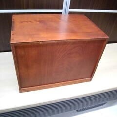 ② ミニチェスト 幅42×奥行28×高さ31cm ブラウン系 引き出し収納 ミニタンス 小箪笥 小物入れ 収納家具 苫小牧西店の画像