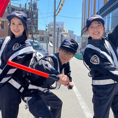 福岡１平均年齢が若い警備会社🌼祝い金10万円🌸筑紫野道路工事現場の画像