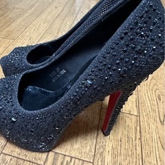 VentiAnni ハイヒール ラメ パンプスの画像