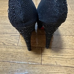 VentiAnni ハイヒール ラメ パンプスの画像