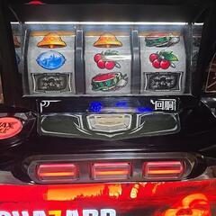 パチスロ実機　バイオハザード7 レジデント イービル　コイン不要機、オートプレイ付きの画像