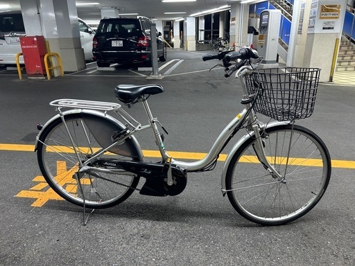 電動自転車　ブリヂストン　アシスタ　26インチ　シルバー 2024年