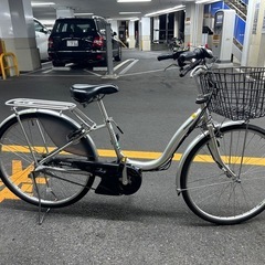 電動自転車　ブリヂストン　アシスタ　26インチ　シルバー 2024年