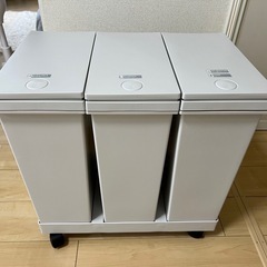 ニトリ分別フタ付きゴミ箱　美品