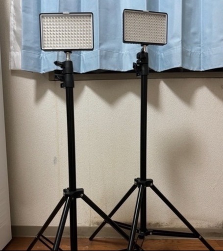 スタンドライト2本セット、照明