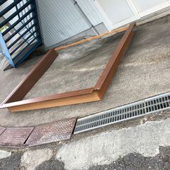 建具　木枠　窓枠　ドア枠　舞台　撮影　大道具　小道具　素材　材料　引き取り限定の画像