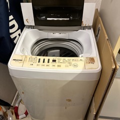 無料　9/7まで　ハイセンス4.5kg洗濯機