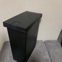 【ワンタッチオープン式】黒ダストボックス