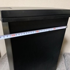 【ワンタッチオープン式】黒ダストボックスの画像