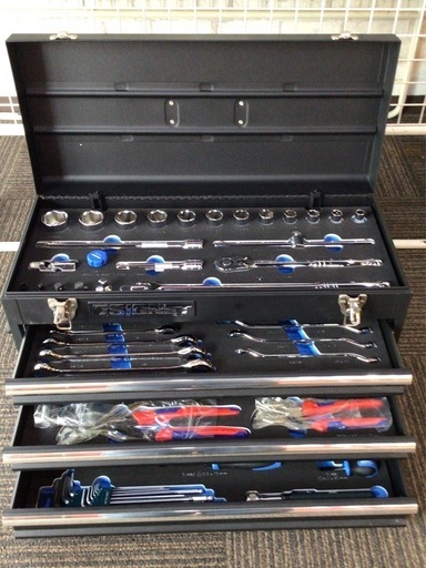 【店頭引取限定】【中古】【現状販売】SIGNET シグネット　3段工具ケースセット47,300円(税込)