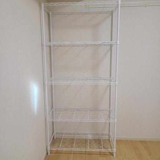 【決まりました】スチールラック白